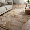 Jaipur Living Fragment Astris FRG10 Taupe/Bronze Area Rug Lifestyle Image Feature