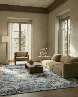 Jaipur Living Ferris Benton FRR01 Blue/Gray Area Rug Lifestyle Image