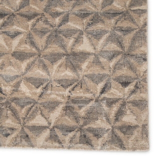 Jaipur Living Free Verse Edge by Kavi Raagam FVK01 Gray/Beige Area Rug Detail Image