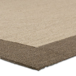 Jaipur Living Gabe Leyar GAB02 Tan/Brown Area Rug Corner Image