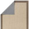 Jaipur Living Gabe Leyar GAB02 Tan/Brown Area Rug Backing Image