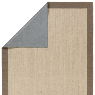 Jaipur Living Gabe Leyar GAB02 Tan/Brown Area Rug Backing Image