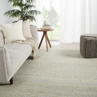 Jaipur Living Gaia Arinna GAI04 Beige/Gray Area Rug Lifestyle Image
