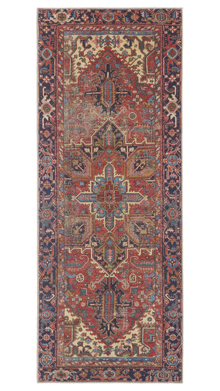 Jaipur Living Garcia Lucinda GAR01 Red/Blue Area Rug by Vibe Runner Image