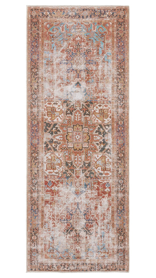 Jaipur Living Garcia Matias GAR03 Rust/Navy Area Rug by Vibe Runner Image