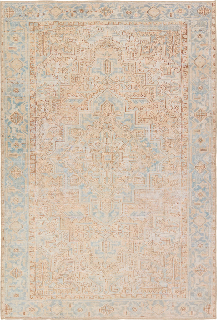 Jaipur Living Garcia Mabel GAR04 Beige/Blue Area Rug by Vibe