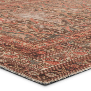 Jaipur Living Garcia Arjoel GAR08 Red/ Machine Washable Area Rug by Label J Corner Image