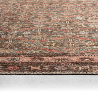 Jaipur Living Garcia Arjoel GAR08 Red/ Machine Washable Area Rug by Label J Backing Image