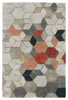 Jaipur Living Genesis Combs GES03 Light Gray/Orange Area Rug Main Image