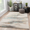 Jaipur Living Genesis Ryenn GES06 Gray/Blue Area Rug Lifestyle Image