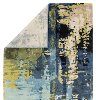 Jaipur Living Genesis Matcha GES10 Blue/Green Area Rug Backing Image
