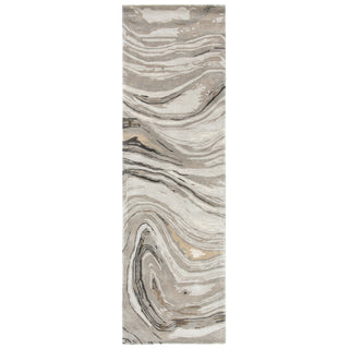 Jaipur Living Genesis Atha GES11 Gray/Gold Area Rug Runner Image