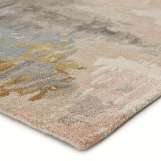 Jaipur Living Genesis Benna GES17 Blush/Light Blue Area Rug Corner Image
