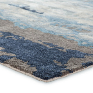 Jaipur Living Genesis Benna GES18 Blue/Gray Area Rug Corner Image