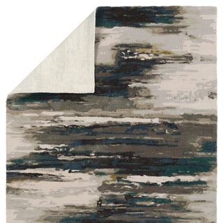 Jaipur Living Genesis Ryenn GES20 Teal/Gray Area Rug Backing Image