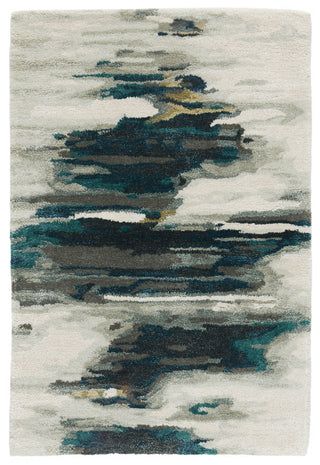 Jaipur Living Genesis Ryenn GES20 Teal/Gray Area Rug Main Image