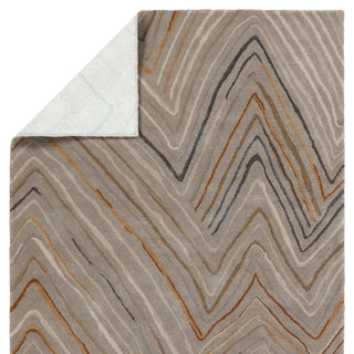 Jaipur Living Genesis Sadie GES29 Orange/Gray Area Rug Backing Image