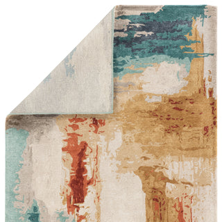 Jaipur Living Genesis Swisher GES30 Blue/Red Area Rug Backing Image
