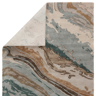 Jaipur Living Genesis Conley GES37 Teal/Light Gray Area Rug Backing Image