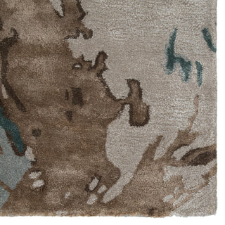 Jaipur Living Genesis Conley GES37 Teal/Light Gray Area Rug Detail Image