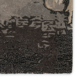 Jaipur Living Genesis Juna GES38 Black/Taupe Area Rug Detail Image