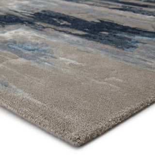 Jaipur Living Genesis Ryenn GES40 Dark Blue/Gray Area Rug Corner Image