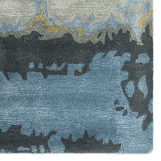 Jaipur Living Genesis Benna GES41 Black/Green Area Rug Detail Image