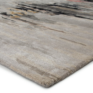 Jaipur Living Genesis Ryenn GES47 Gray/Black Area Rug Corner Image