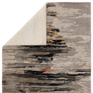 Jaipur Living Genesis Ryenn GES47 Gray/Black Area Rug Backing Image