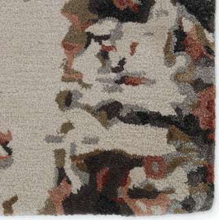Jaipur Living Genesis Matcha GES59 Gray/Red Area Rug Detail Image