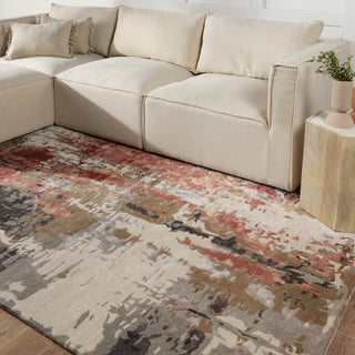 Jaipur Living Genesis Matcha GES59 Gray/Red Area Rug Collection Image