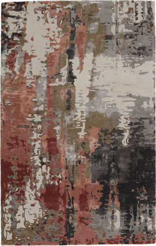 Jaipur Living Genesis Matcha GES59 Gray/Red Area Rug main image