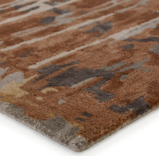 Jaipur Living Genesis Prause GES60 Gray/Bronze Area Rug Corner Image