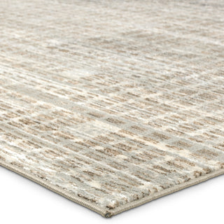 Jaipur Living Gallium Tungsten GLM03 Taupe/ Area Rug by Label J Corner Image
