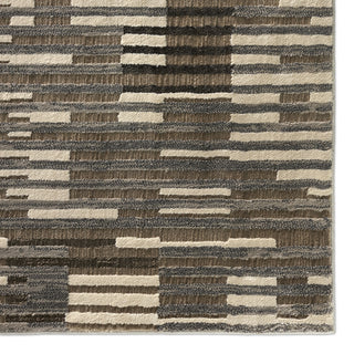 Jaipur Living Graphite Gravity GRA01 Gray/Cream Area Rug Corner Image