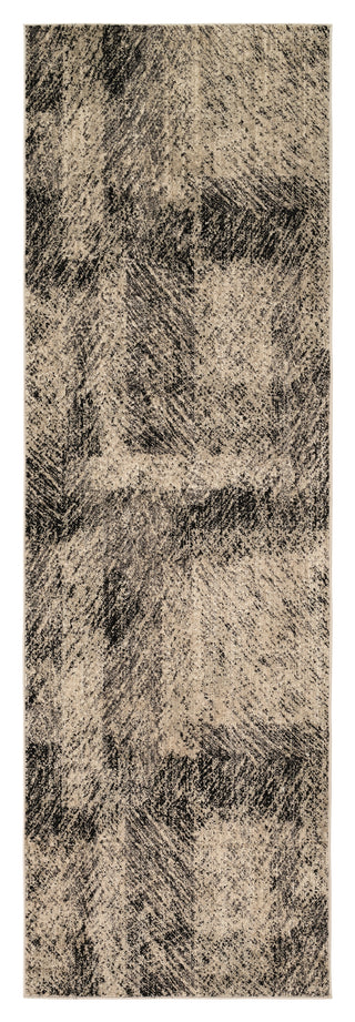 Jaipur Living Graphite Dairon GRA04 Black/Taupe Area Rug Runner Image