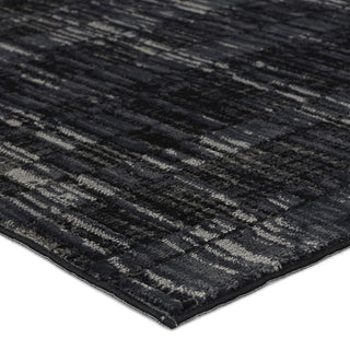 Jaipur Living Graphite Carbon GRA05 Gray/Black Area Rug Corner Image