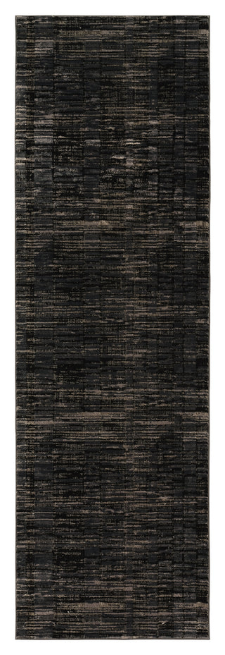 Jaipur Living Graphite Carbon GRA05 Gray/Black Area Rug Runner Image