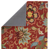 Jaipur Living Hacienda Zamora HAC11 Red/Multicolor Area Rug Backing Image