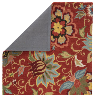 Jaipur Living Hacienda Zamora HAC11 Red/Multicolor Area Rug Backing Image