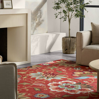Jaipur Living Hacienda Zamora HAC11 Red/Multicolor Area Rug Collection Image