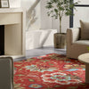 Jaipur Living Hacienda Zamora HAC11 Red/Multicolor Area Rug Lifestyle Image