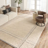 Jaipur Living Hadi Bilal HAD08 White Area Rug Lifestyle Image Feature