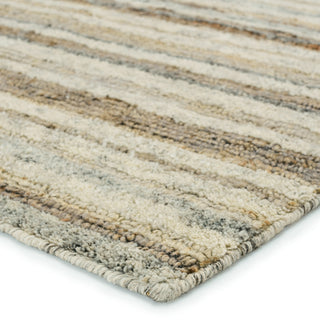 Jaipur Living Hatha Tikka HAT01 Cream/Gray Area Rug Corner Image