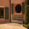 Jaipur Living Hazan Titale HAZ01 Orange Area Rug Lifestyle Image