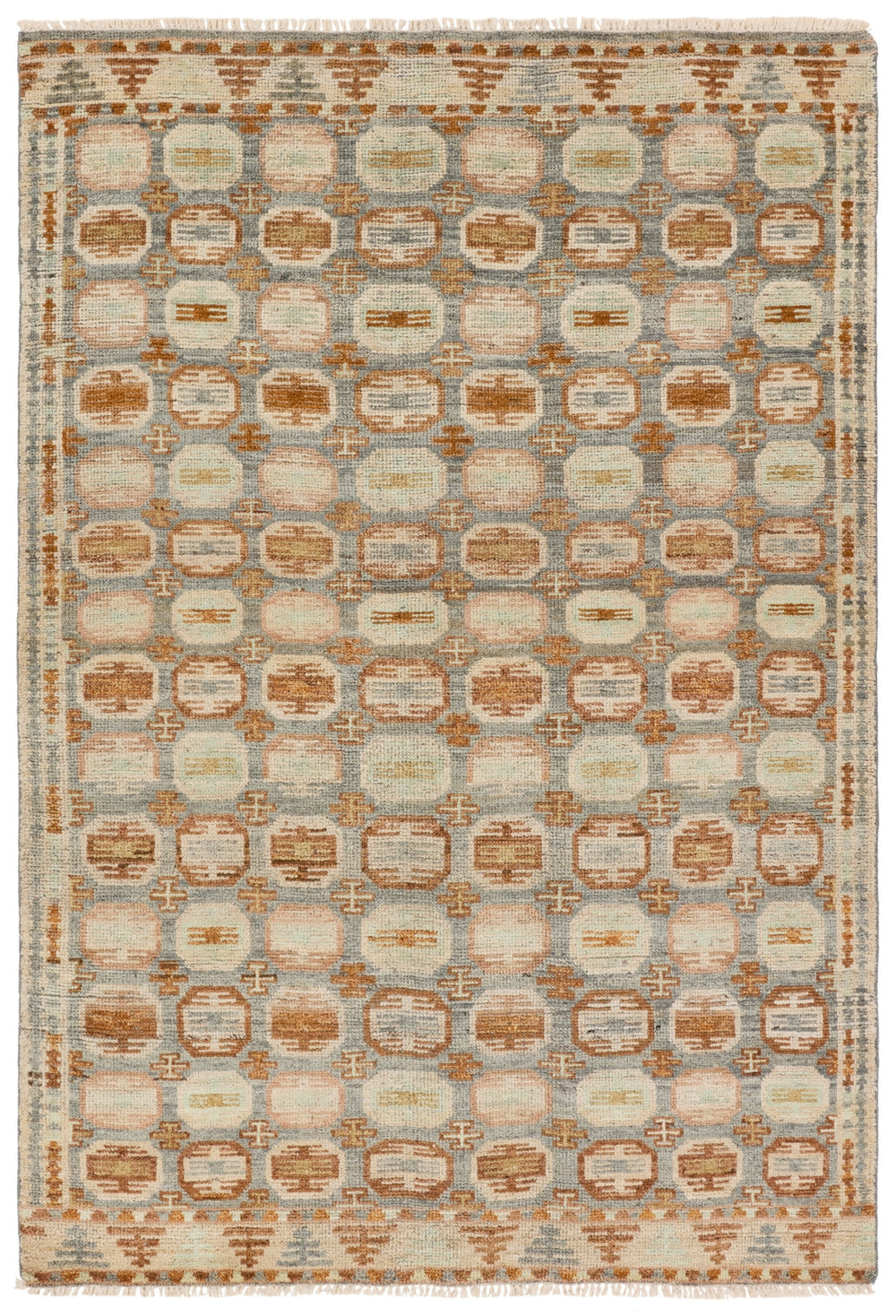 Jaipur Living Hazan Titale HAZ01 Orange Area Rug
