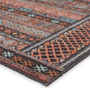 Jaipur Living Harman By Kate Lester Auril HBL01 Orange/Blue Machine Washable Area Rug Corner Image