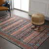 Jaipur Living Harman By Kate Lester Auril HBL01 Orange/Blue Machine Washable Area Rug Lifestyle Image Feature