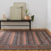 Jaipur Living Harman By Kate Lester Auril HBL01 Orange/Blue Machine Washable Area Rug Lifestyle Image Feature