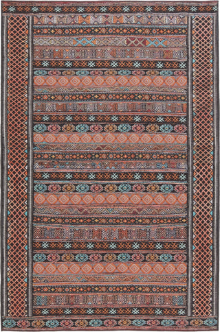 Jaipur Living Harman By Kate Lester Auril HBL01 Orange/Blue Machine Washable Area Rug main image